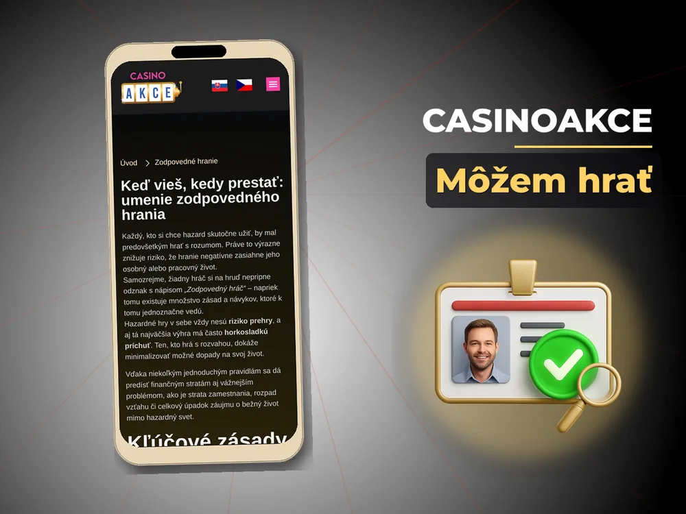 Casinoakce - Môžem hrať